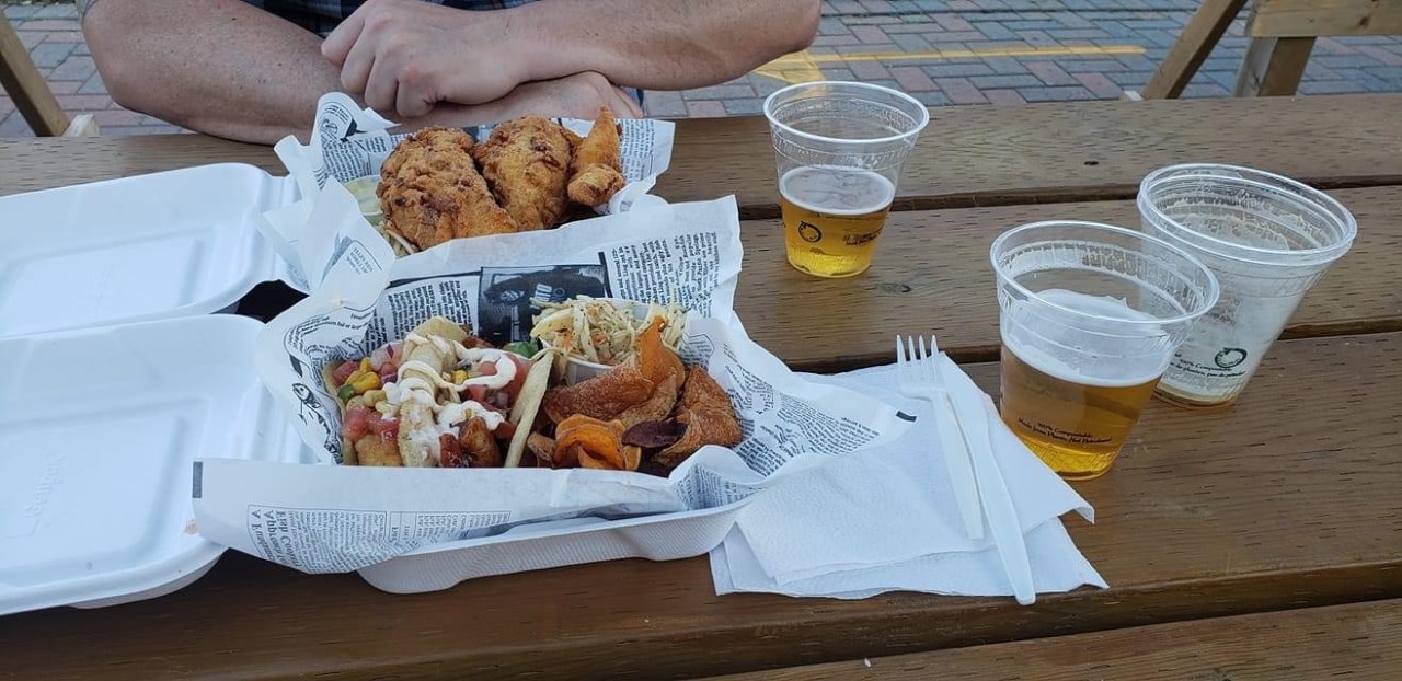Ad Mare fish and chips with tacos